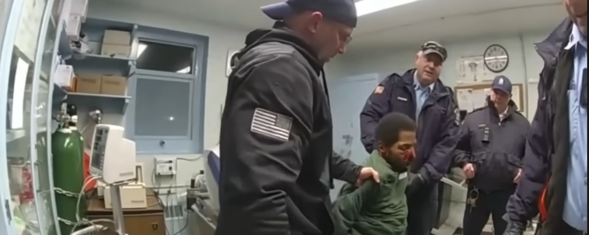 Robert Brooks handcuffed behind back and savagely beaten in prison